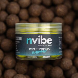 NVIBE IMPACT SHRIMP POP UPS - 15 mm Yellow