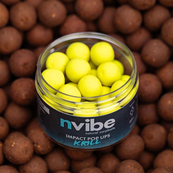 NVIBE IMPACT KRILL POP UPS - 15 mm Yellow